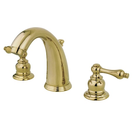 Kingston Brass KB982AL Victorian 2-Handle 8" Widespread Bathroom Faucet, Brass KB982AL